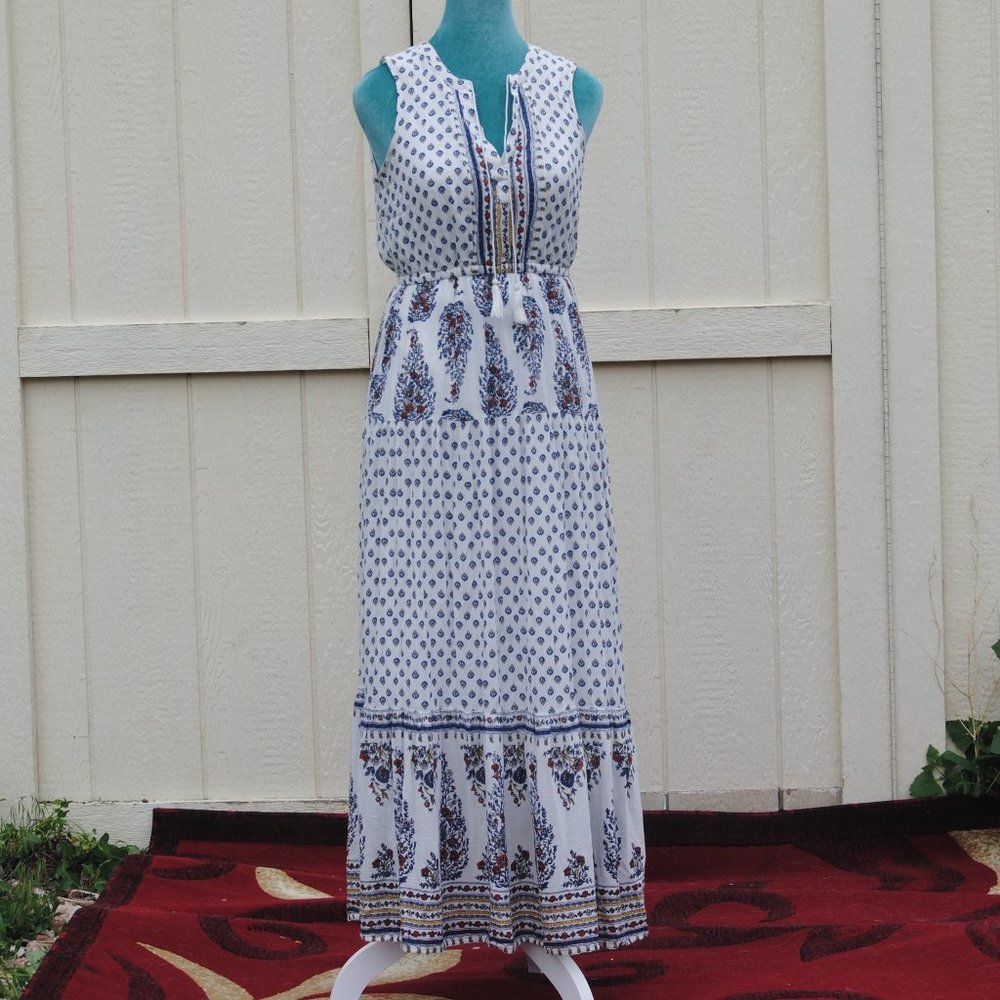 Paisley BoHo Maxi Dress